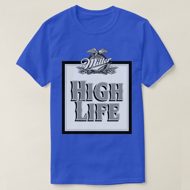 Camiseta Miller Brewery High Life (Diseño del anverso)
