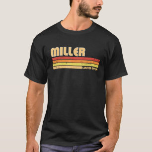 Camiseta MILLER Funny Personalized Title Profession Birthda