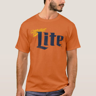 Camiseta Miller Lite Una fina pilsner vintage azul Fau bols