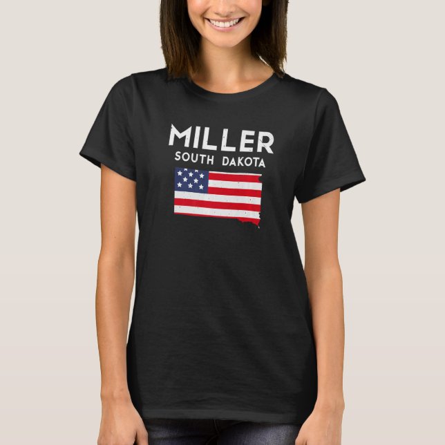 Camiseta Miller South Dakota Estados Unidos Estados Unidos  (Anverso)