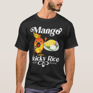 Camiseta Milli Come Mango Rice pegajoso Alimentos saludable
