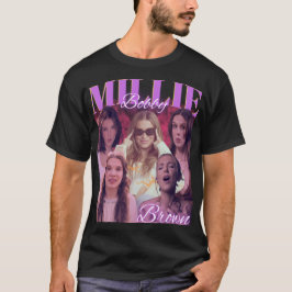 Camiseta Millie Bobby Brown Aesthetic Collage 