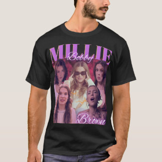 Camiseta Millie Bobby Brown Aesthetic Collage 