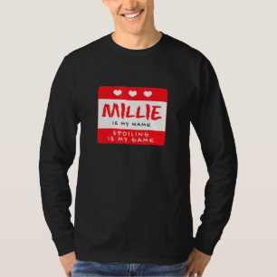 Camiseta Millie Es Mi Nombre Personalizado De Apodos Person