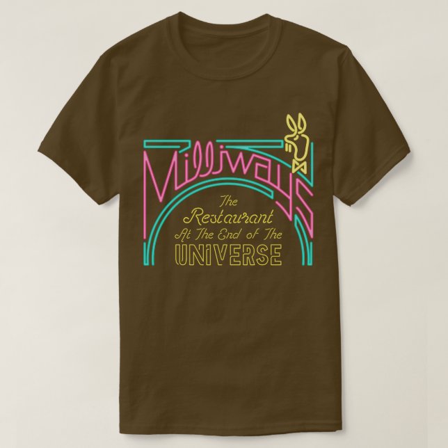 Camiseta Milliways Restaurant (Diseño del anverso)