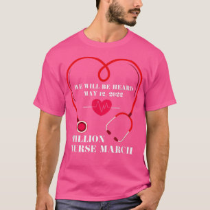 Camiseta Millón De Enfermeras Marzo 2022 Nos Escucharán Enf