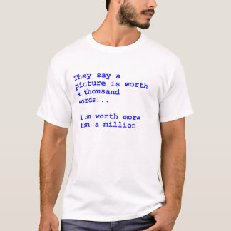 Camiseta Millón de palabras del dólar