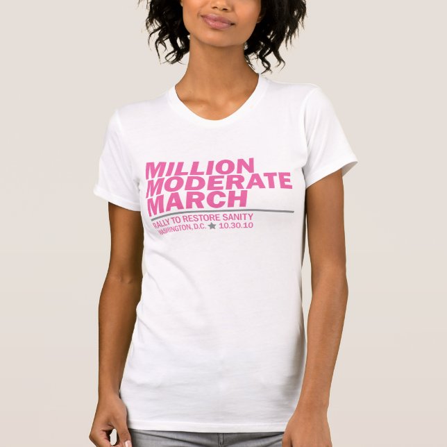 Camiseta Millón de rosas moderados de marzo (Anverso)