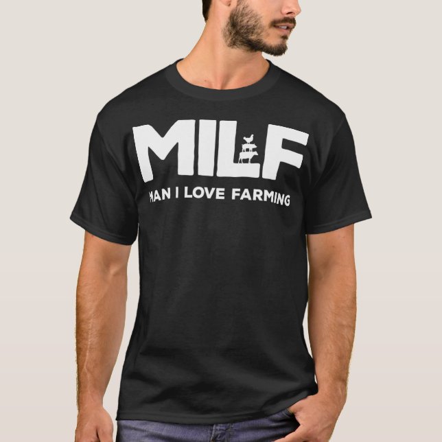 Camiseta Millón hombre me encanta la agricultura agrícola (Anverso)