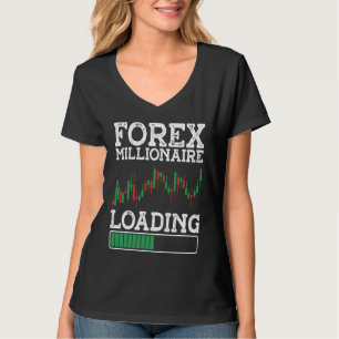 Camiseta Millonario de Forex Cargando BACKPRINT Forex