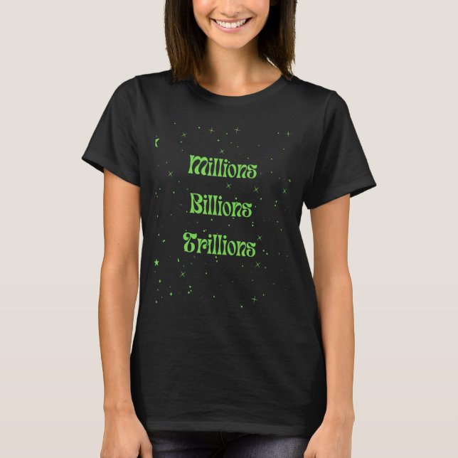 Camiseta Millones De Millones De Millones De Millones De Di (Anverso)