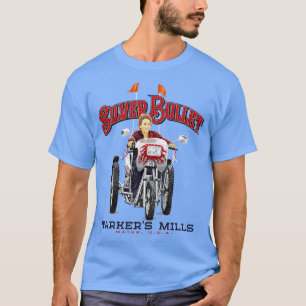 Camiseta Mills de marcadores de bala de plata