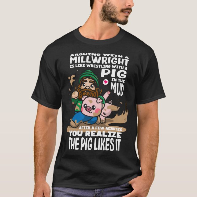 Camiseta Millwright Apparel Dark (Anverso)