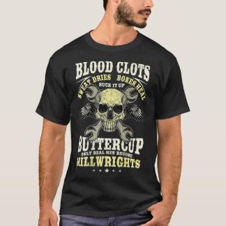 Camiseta Millwright Image On Back Of Clothing _11