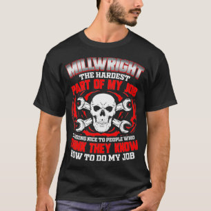 Camiseta Millwright Skull Premium 