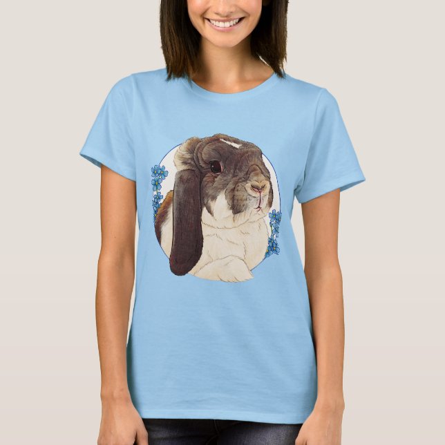 Camiseta Milly Moo Bunny Ladies T-Shirt (Anverso)