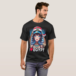 CAMISETA MILLY Q, CHICA ANIME VIAJERA EN EGIPTO