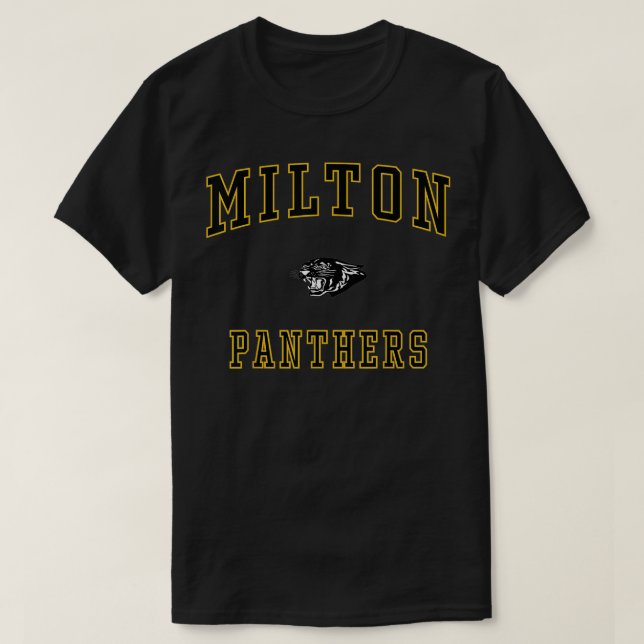 Camiseta Milton High School Panthers (Diseño del anverso)