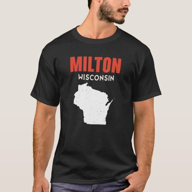Camiseta Milton USA State America Travel Montanan Helena (Anverso)