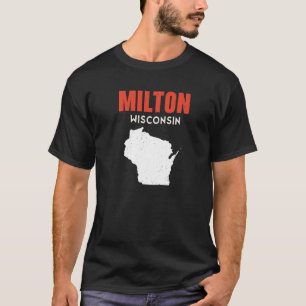 Camiseta Milton USA State America Travel Montanan Helena