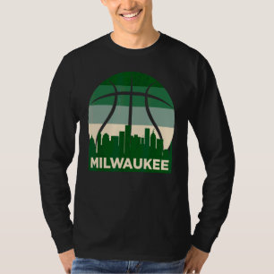Camiseta Milwaukee Basketball 2022 B Ball City Retro Vinta