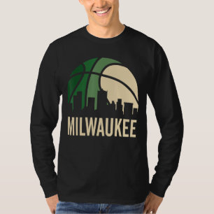 Camiseta Milwaukee Basketball B-Ball City Retro City Sunset