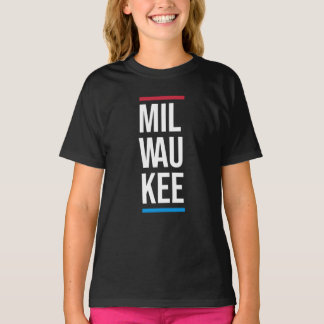Camiseta Milwaukee Bold City Typography