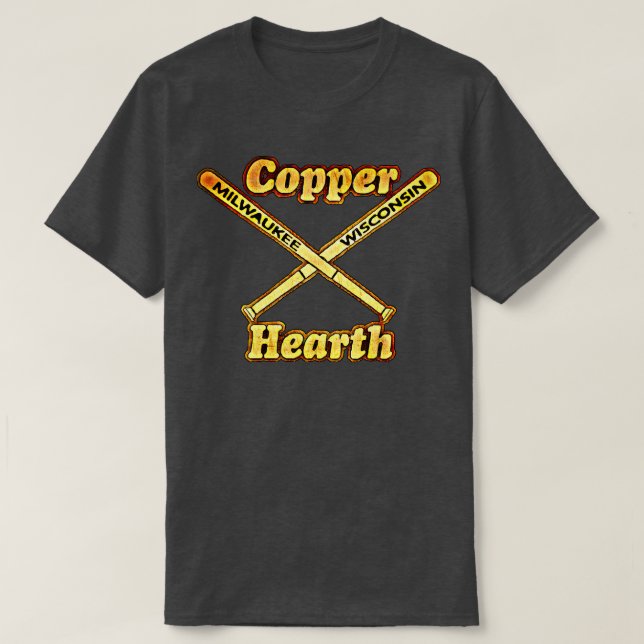 Camiseta Milwaukee Copper Hearth Slow Pitch Sofball (Diseño del anverso)