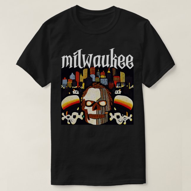 Camiseta Milwaukee Halloween (Diseño del anverso)