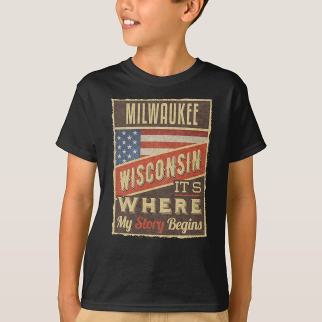 Camiseta Milwaukee Wisconsin (Anverso)