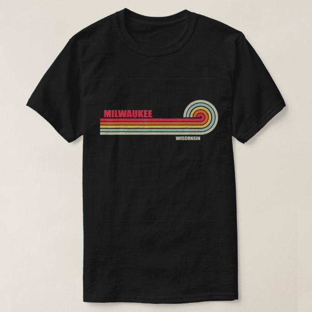 Camiseta Milwaukee Wisconsin City State (Diseño del anverso)