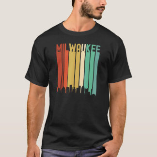Camiseta Milwaukee Wisconsin Retro City Architecture Vintag