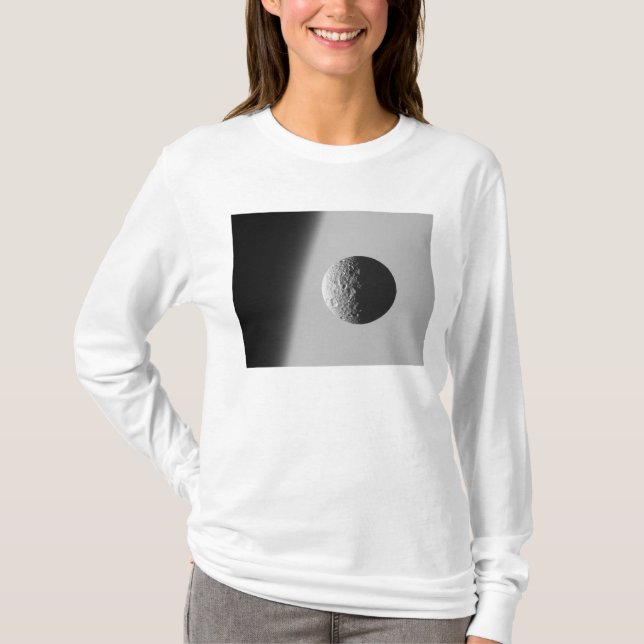 Camiseta Mimas de la luna de Saturno (Anverso)