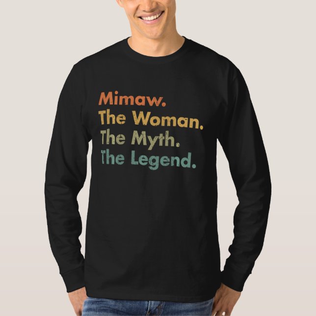 Camiseta Mimaw La Mujer El Mito De La Abuela De La Leyenda (Anverso)