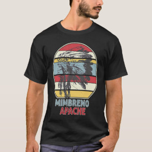Camiseta MIMBRENO APACHE Tribu nativa indígena mexicano ret