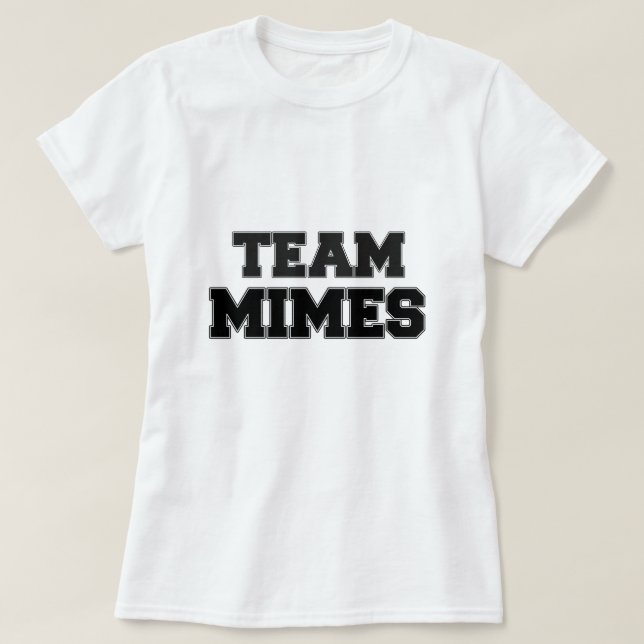Camiseta Mimes del equipo (Diseño del anverso)
