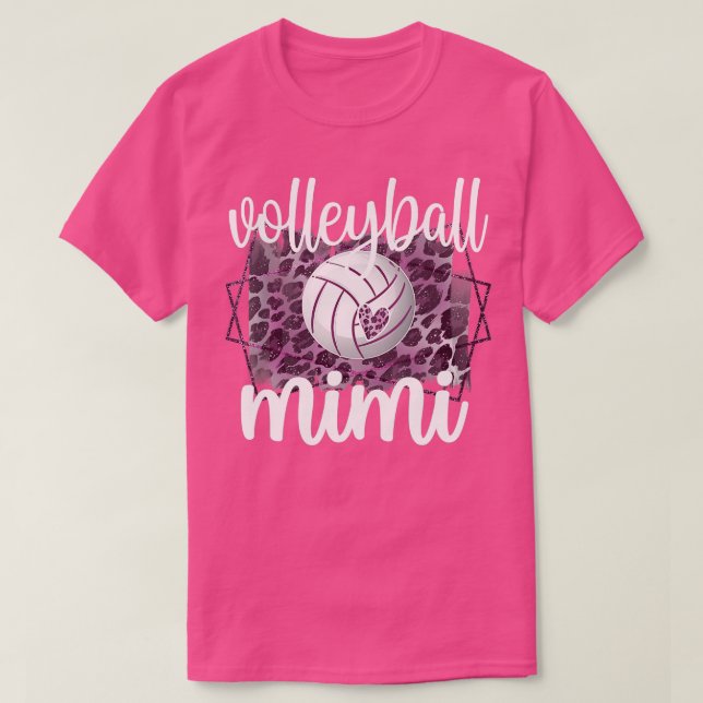 Camiseta Mimi Abuela De Voleibol Jugador Mimi (Diseño del anverso)