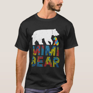 Camiseta Mimi Bear Concienciación sobre el Autismo Orgullos