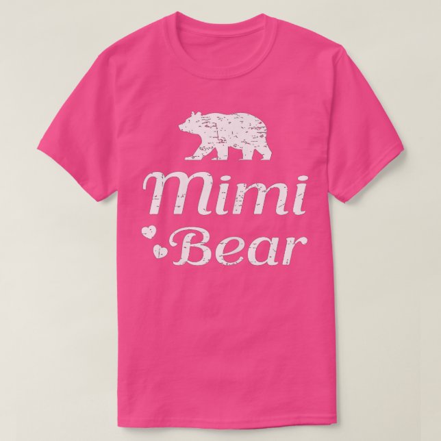 Camiseta Mimi Bear - Nana Mama Grandparent Gift (Diseño del anverso)