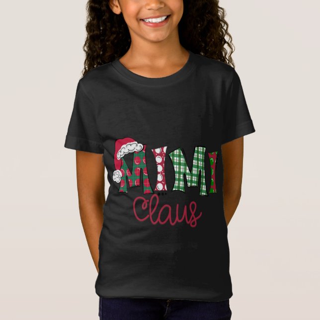 Camiseta Mimi Claus Cute Art - Navidades (Anverso)