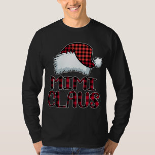 Camiseta Mimi Claus Navidades divertidos coincidiendo con l