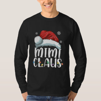 Camiseta Mimi Claus Shirt Christmas Pajama Family Matching