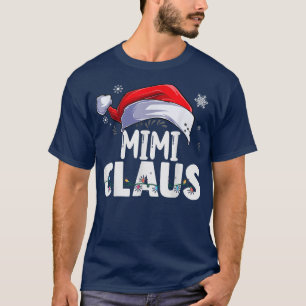 Camiseta Mimi Claus Xmas Familia que coincide con la abuela
