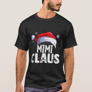 Camiseta Mimi Claus Xmas Familia que coincide con la abuela