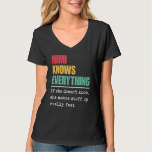 Camiseta Mimi conoce todo lo que la más grande y orgullosa
