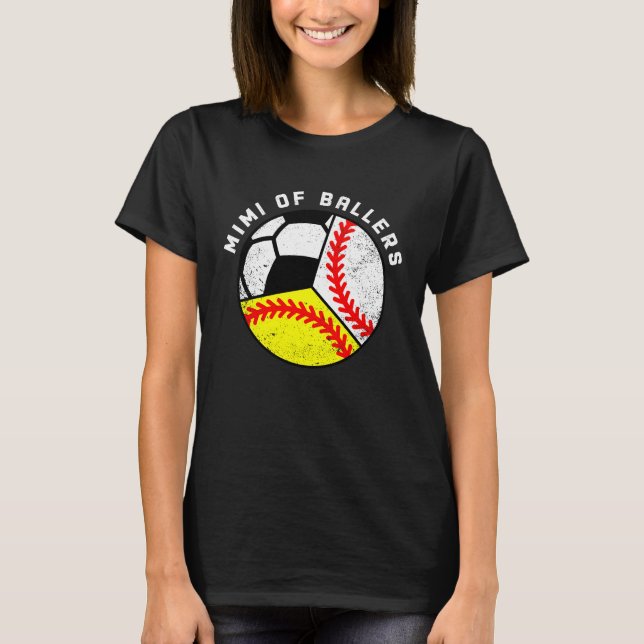 Camiseta Mimi De Ballers Béisbol Futbol Mimi (Anverso)