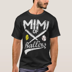Camiseta Mimi de Ballers Gracioso Regalo de Softball de Béi
