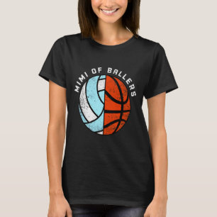 Camiseta Mimi de baloncestistas divertido baloncesto de vol