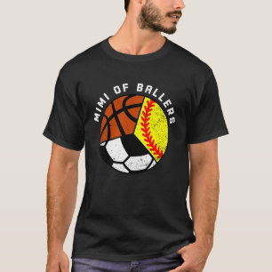 Camiseta Mimi De Baloncestistas Softball Baloncesto Mimi