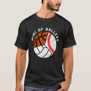 Camiseta Mimi De Baloncestistas Voleibol De Béisbol